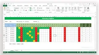 How to Create attendance Register in Excel || Attendance Sheet in Excel