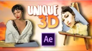 UNIQUE 3d transitions (part 2) | after effects