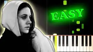 ED SHEERAN - THE A TEAM - Easy Piano Tutorial