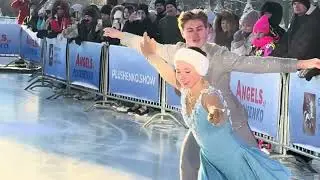 Ксения Синицына и Андрей Рудь. Шоу в парке Горького. Сказки Плющенко. Щелкунчик 7/01/24