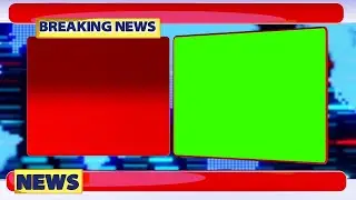green screen effect news intro