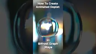 Create animated water droplet in Bifrost 