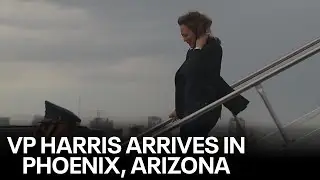 2024 Election: VP Kamala Harris arrives in Phoenix