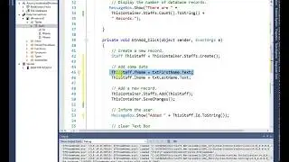 Visual Studio 2017 : Entity framework using C# Part Three