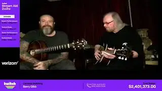 Barry Gibb and Stephen Gibb Twitch Stream Aid 2020 Performance