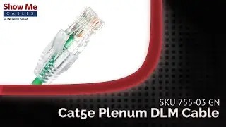 Cat5e Plenum Digital Lighting Management (DLM) Cable | SKU 755-03 GN