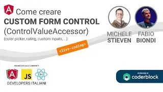 Creare custom form control  con ControlValueAccessor in Angular