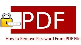 How we unlock password protected pdf file || unlock pdf password  file 2021