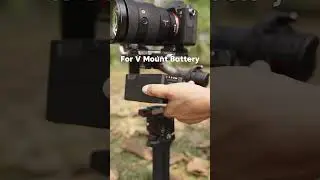 Equip your gimbal with a V mount battery so you can focus on filming, not your battery life!