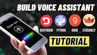 Create a Groq Voice Assistant App using Deepgram in 15 Minutes ( LLM Project)