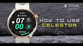 Titan CELESTOR Smartwatch Unboxing - Built-in GPS, AMOLED Display, Altimeter, Barometer & Compass.