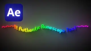 Creating Runescape text animations in After Effects