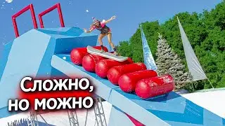 БОРЬБА ЗА 50000 ДОЛЛАРОВ НА ПОЛОСЕ ПРЕПЯТСТВИЙ В АМЕРИКЕ (WIPEOUT)