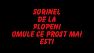 SORINEL DE LA PLOPENI  -  OMULE CE PROST MAI ESTI