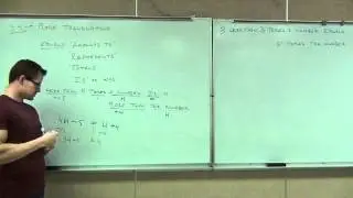 Prealgebra Lecture 3.4:  Translating Sentences Into Equations.  Intro to Word Problems