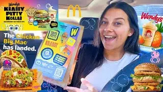 I Ate the NEWEST Fast Food Items ALL DAY