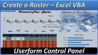 Roster - Create a Roster -Roster Template - Hours and Overtime -The Contol Panel