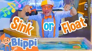 Blippis Sink or Float Song | BRAND NEW Blippi Educational Science Song