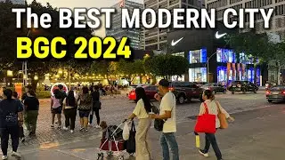 🇵🇭 4K | BGC Metro Manila | The Best Modern City in the World? | Philippines 2024 Walking Tour