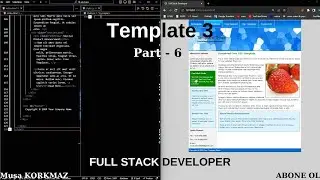 Template - 3 | Part 6 | HTML - CSS | Web Design | Front-End
