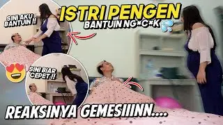 LAGI SENAM JARI, ISTRI MALAH MAU BANTUIN NG*C*K😍🤤💦