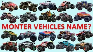 Monster Vehicles Name, Monster Truck, Monster Jam Video - Guess The monster Vehicle Name In 5 Secons