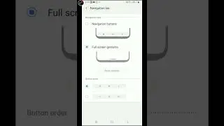 🔥Samsung Navigation Button Ki Style🤘🤙 Kaise Change Kare Swipe Se Normal Batan Me Kese Badale #short