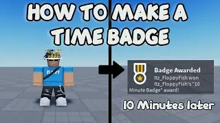 HOW TO MAKE A TIME BADGE 🛠️ Roblox Studio Tutorial