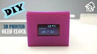 DIY OLED Clock||3D printed||