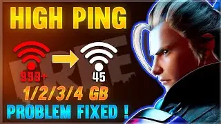 How to fix high ping problem in free fire | solved high ping problem 999+ | high ping | free fire