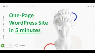 How to Create a One-Page Website with WordPress & Elementor. And How to Convert a Multipage Site