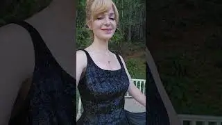 Dainty Rascal Dancing in Black Sheer Dresses