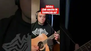 Adivina la canción: Rammstein #rammstein #guitarcover #metalindustrial