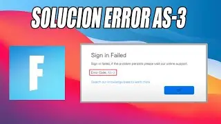 Cómo Reparar El Código De Error De Epic Games AS 3 2025 | Solución Error AS 3