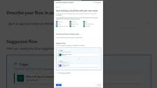 Power Automate Copilot - Build a flow by describing it