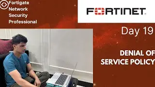 Day 19 - Denial of Service Attack in FortiGate Firewall || ICMP Flood || EVE-NG