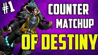 Smite - GrandMasters 1v1 Stream Highlight #1 - Counter Matchup of DESTINY