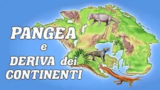 🌎🌿 LA PANGEA  e LA DERIVA DEI CONTINENTI 👨‍🔬🦕 Alfred Wegener e La Tettonica a Placche (o Zolle)