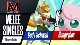 Cody Schwab (Fox) vs Hungrybox (Jigglypuff) - Melee Singles Top 8 - Winners Semis - MAJOR UPSET