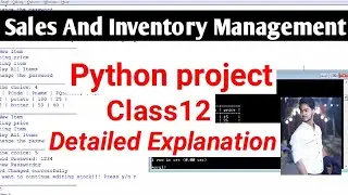 IP-CS Python Project | Class 12 Computer Science Project | IP-CS Project Class XII