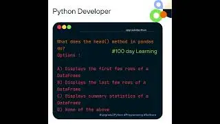 Head() Function Learn From Basic in Data Science Using Python 