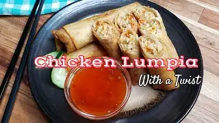 HOW TO MAKE CHICKEN LUMPIA | CHICKEN SPRING ROLLS (EASY FILIPINO RECIPE)