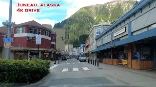 Juneau, Alaska | 4k Virtual Drive Tour | With Special Walk Tour Ending