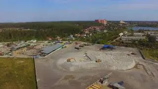 МО, Люберецкий округ, д. Машково. Пепел, шлак с МСЗ№4, МСЗ№3. Аэросъемка 2018г.