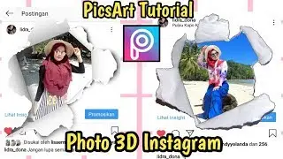 PicsArt Tutorial - EDIT FOTO 3D INSTAGRAM