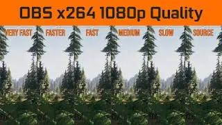 OBS 1080p x264 CPU Encoder Quality Comparison