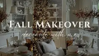 🍂🍁FALL ROOM MAKEOVER🍁🍂 2024 AUTUMN DECORATE WITH ME // FALL STYLING IDEAS