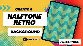 Tips for Procreate: Procreate Background Tutorial – Retro & Halftone (Procreate Free Brush)