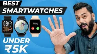 Top 5 Best Smartwatches Under ₹5000 In 2022⚡Bluetooth Calling, GPS, AMOLED & More