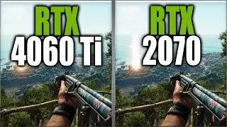 RTX 4060 Ti vs RTX 2070 Benchmarks - Tested 20 Games